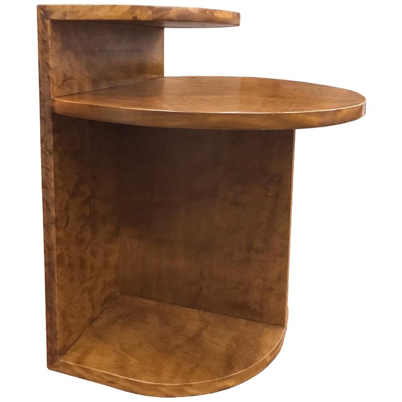 Brazilian Contemporary Café Side Table in Brazilian Hardwood