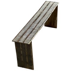 Brasilianischer Contemporary Beistelltisch aus Bronzeguss