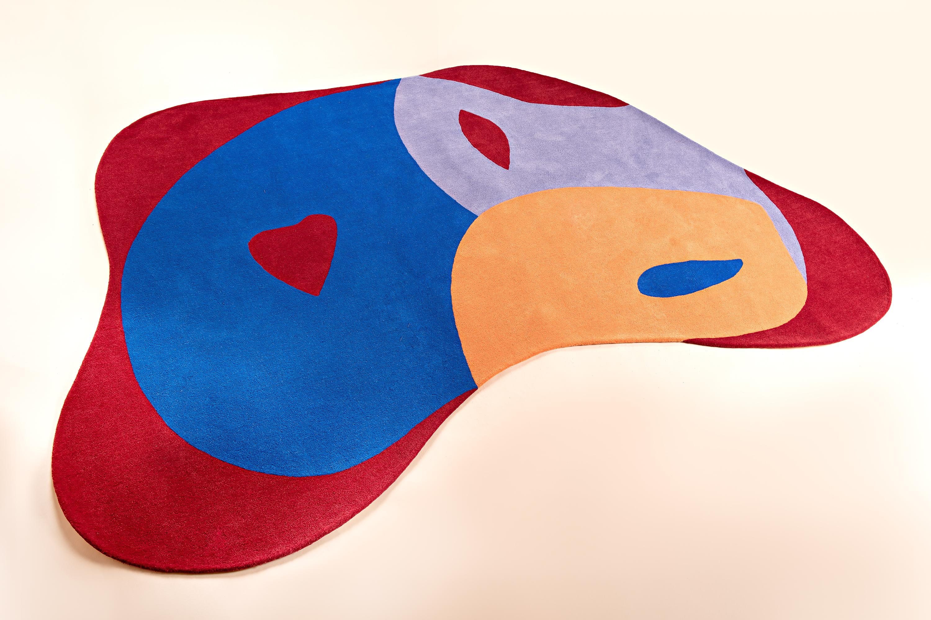 Tapis brésilien de design Contemporary, Nouveau, de Guto Lacaz en vente 3