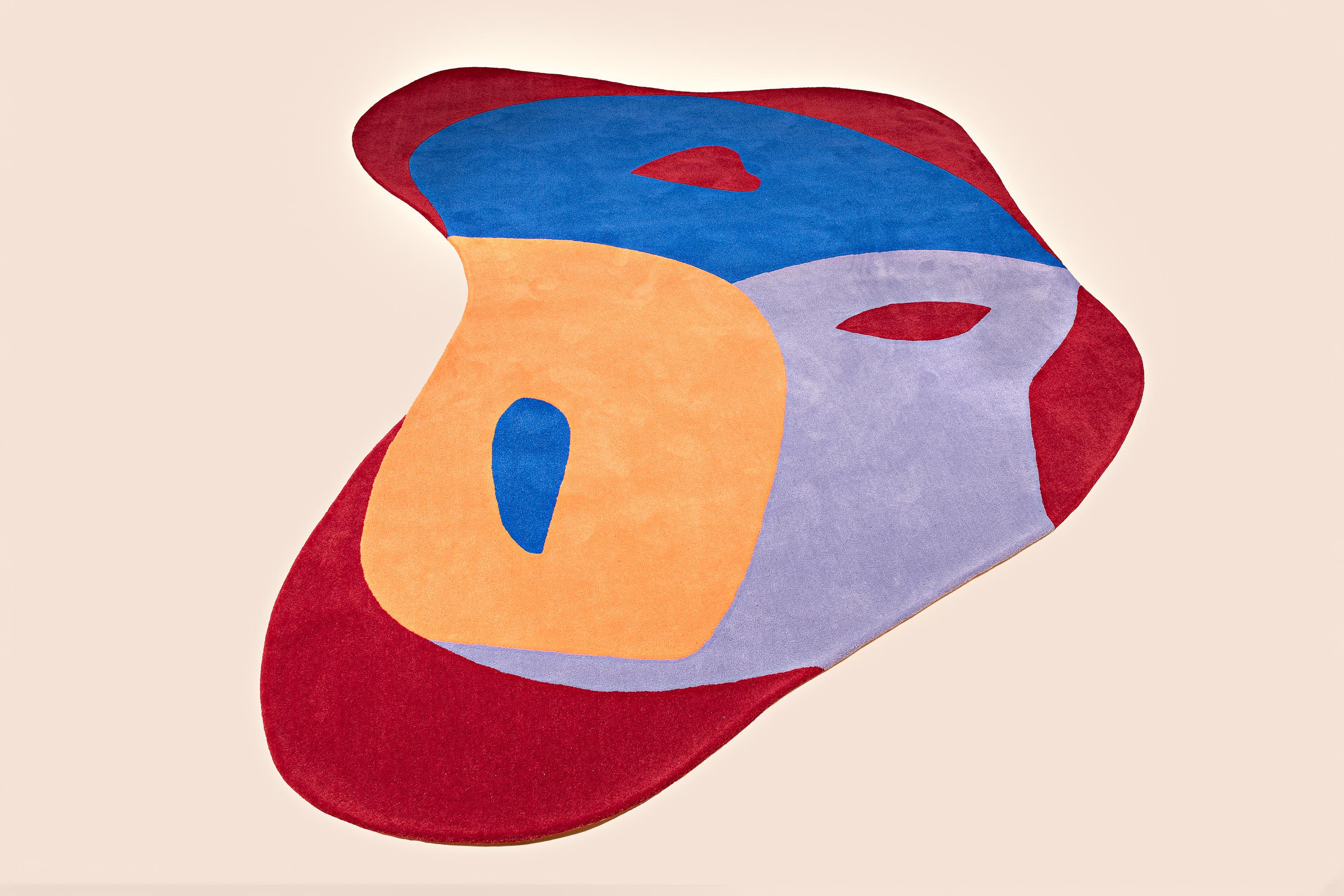 Tapis brésilien de design Contemporary, Nouveau, de Guto Lacaz en vente 4