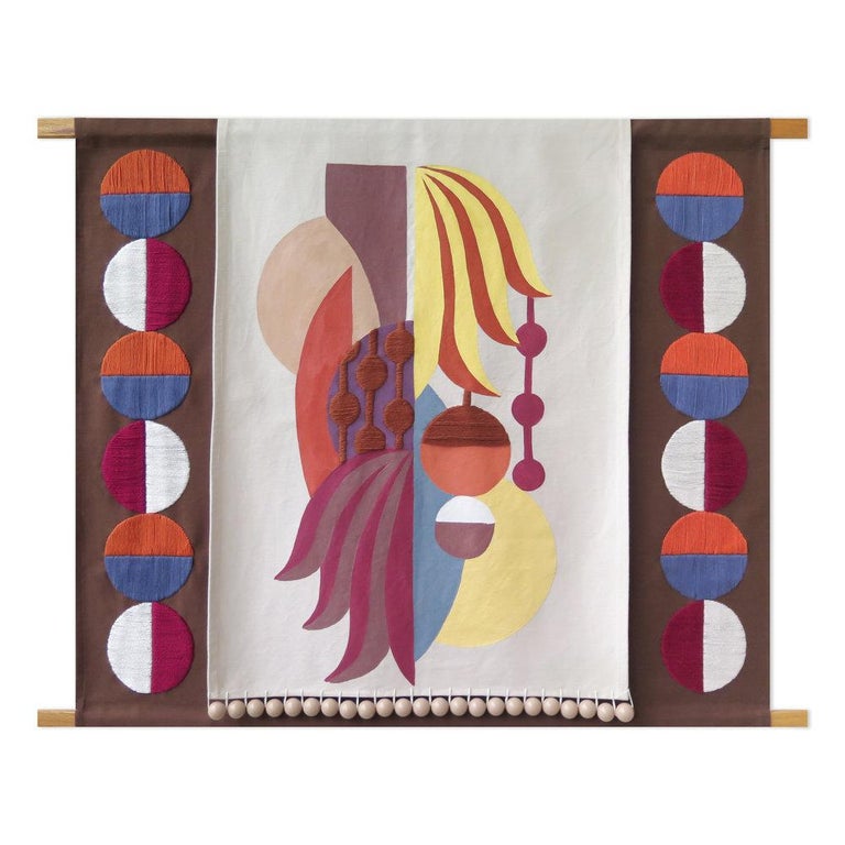 Brazilian Contemporary Tapestry by Naia Ceschin by Naia Ceschin For Sale at 1stDibs