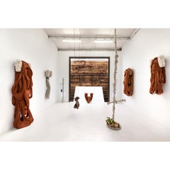 Escultura de pared contemporánea brasileña de Armarinhos Teixeira