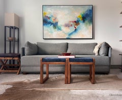 Brazilian Cowhide Rug, Sand 5’ x 7'