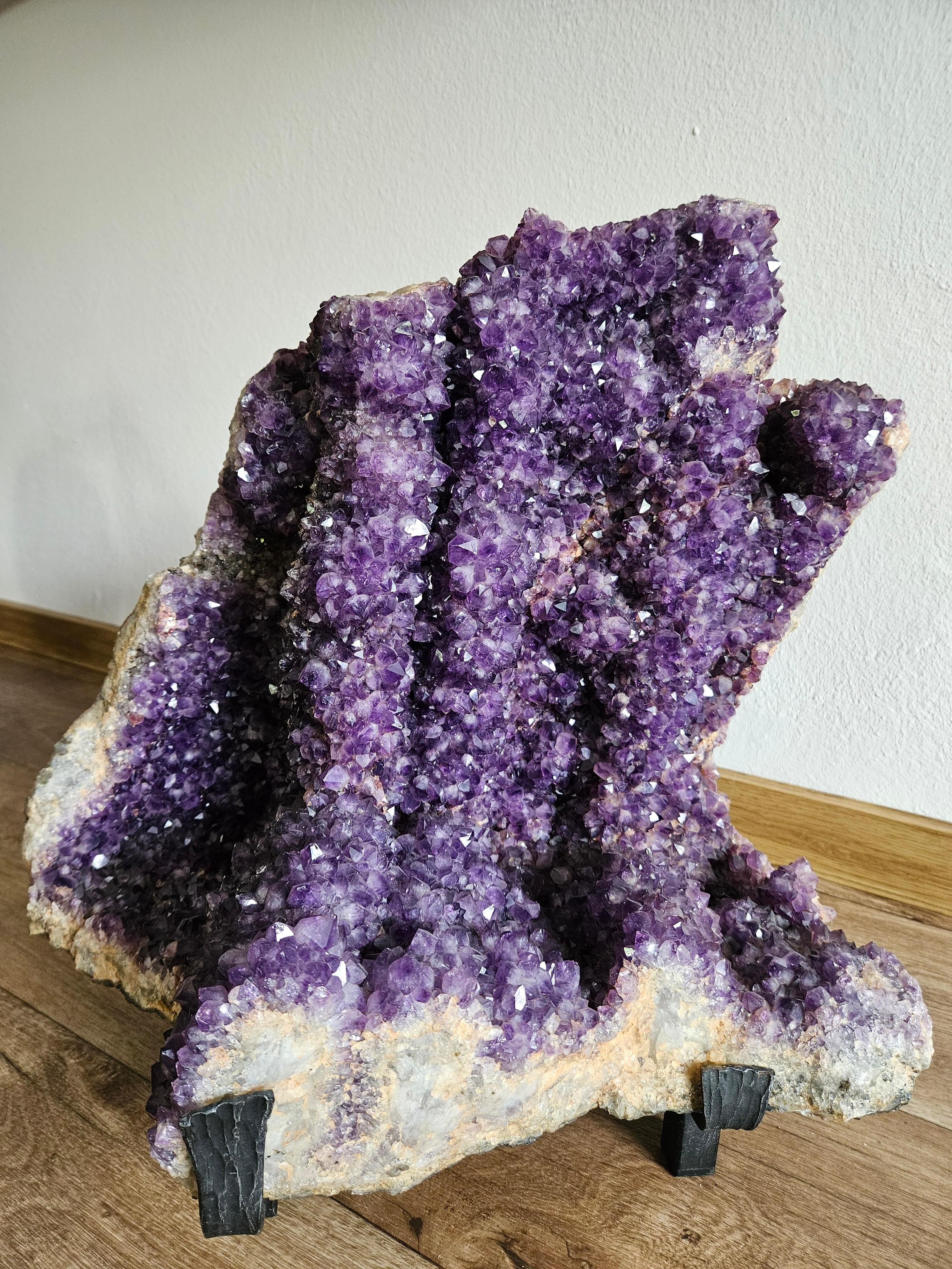 Women's or Men's Brazilian Crystal Amethyst Geode Specimen For Sale