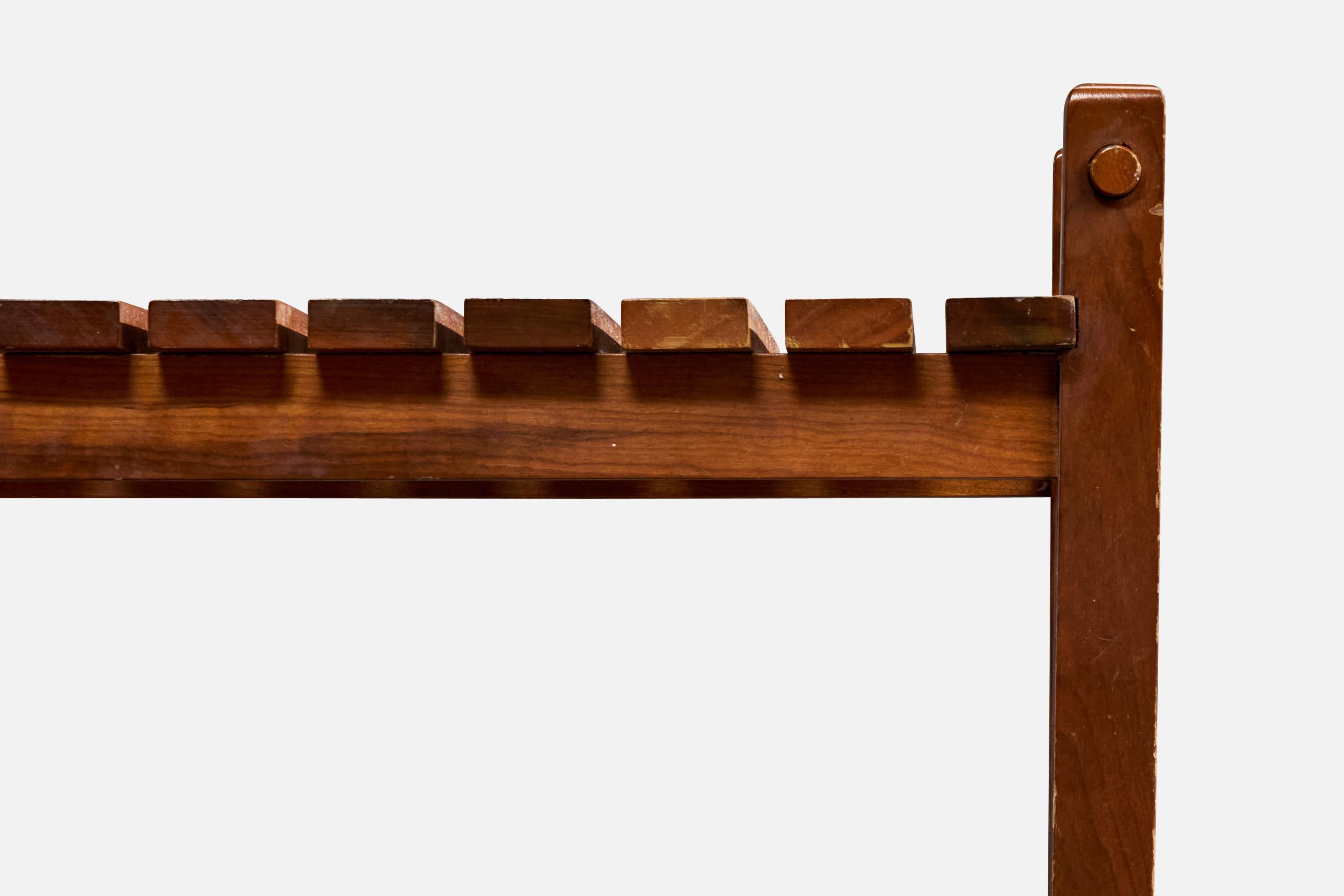 Bois Designer brésilien, banc, Wood Wood, Brésil, années 1960 en vente