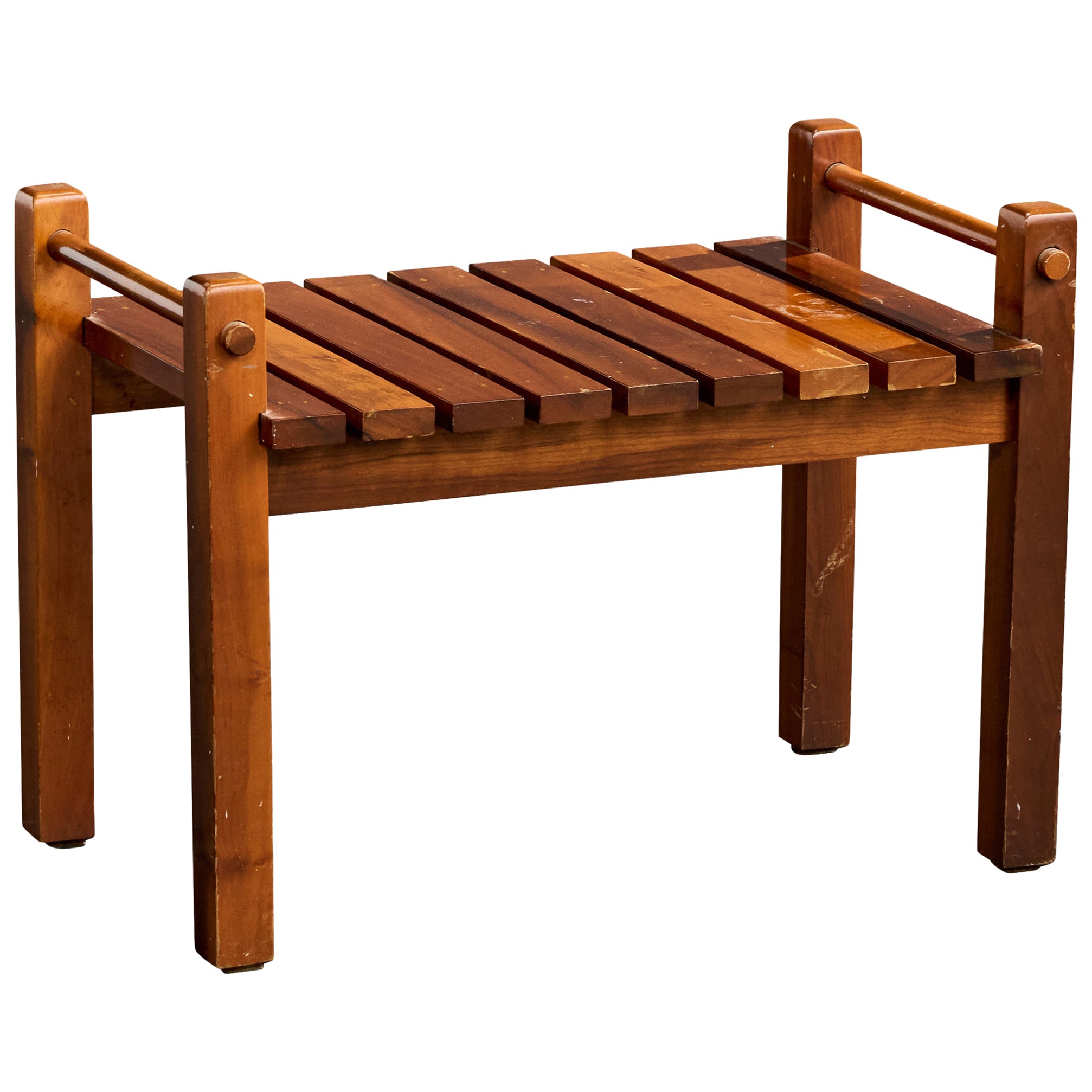 Designer brésilien, banc, Wood Wood, Brésil, années 1960