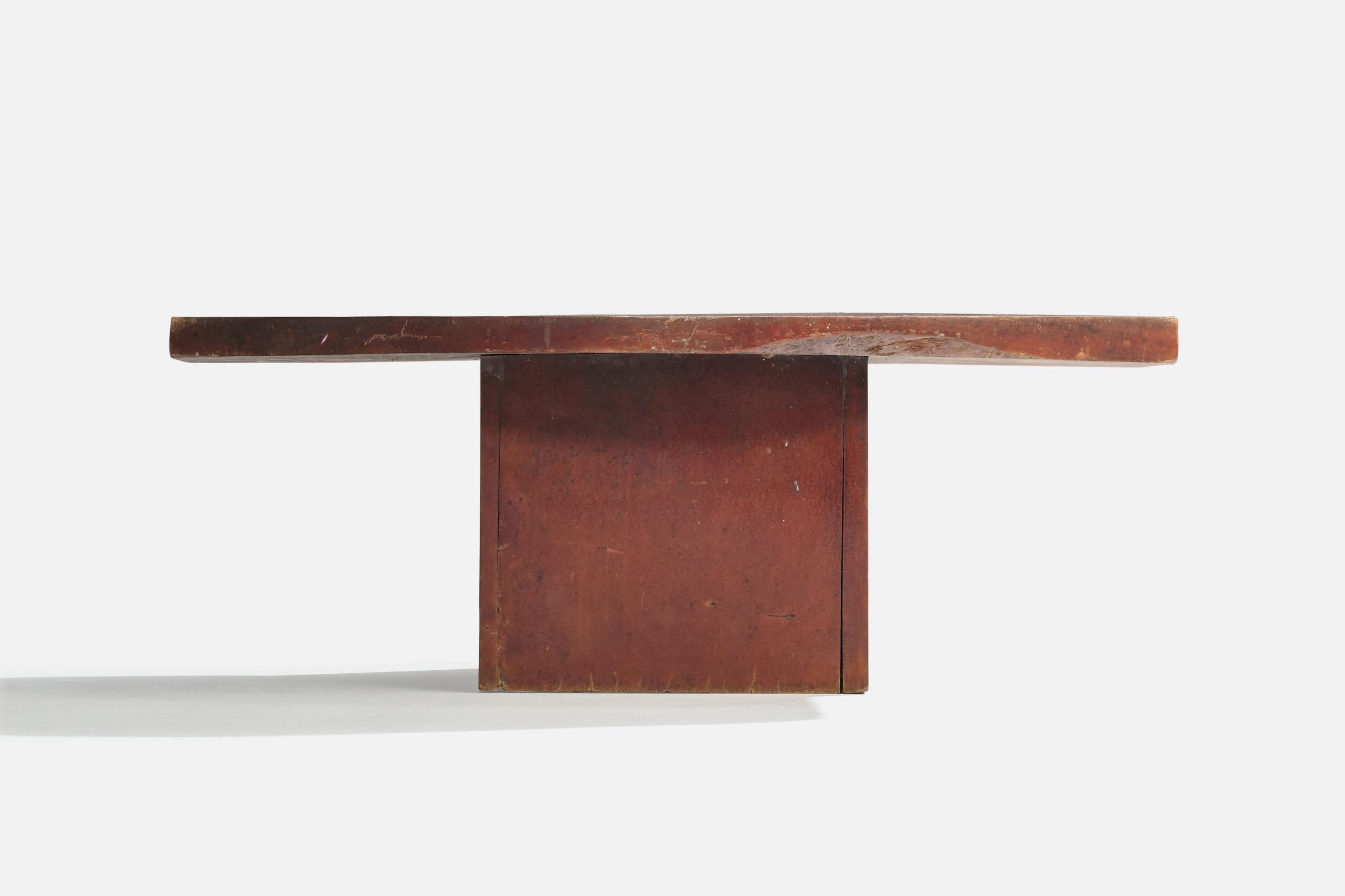 Brésilien Designer brésilien, table basse, Pequi, Brésil, années 1970 en vente