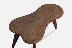 Brazilian Designer, Coffee Table, Wood, Brazil, 1950s