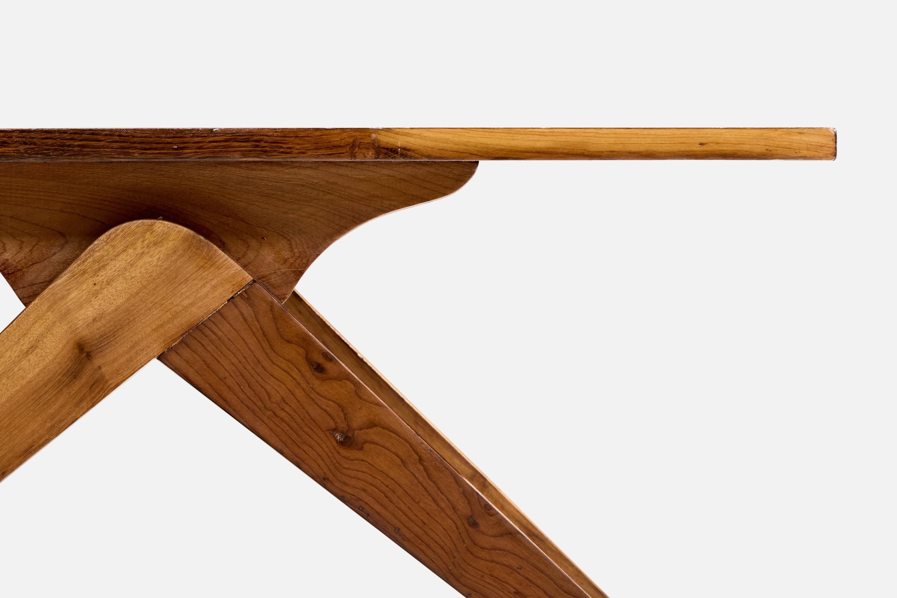 Mid-20th Century Brazilian Designer, Coffee Table, Wood, Brazil, 1950s For Sale