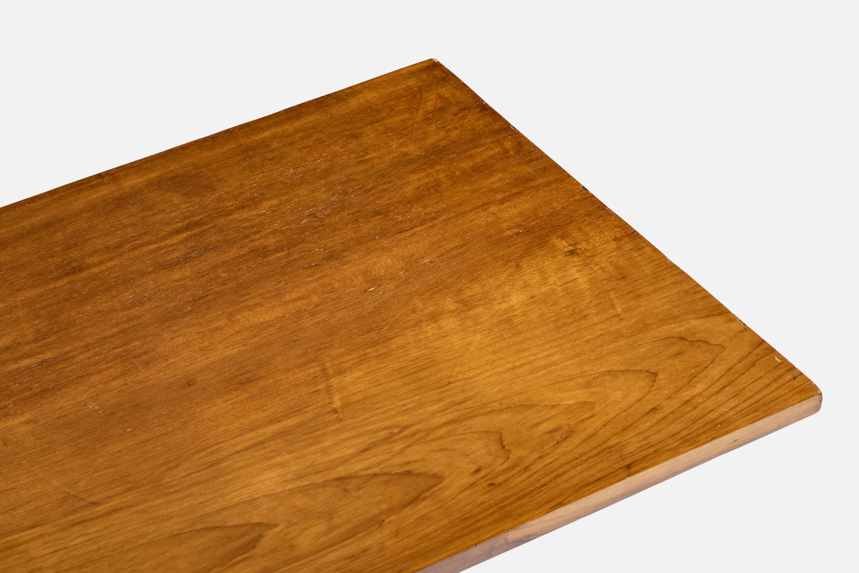 Brazilian Designer, Coffee Table, Wood, Brazil, 1950s For Sale 1