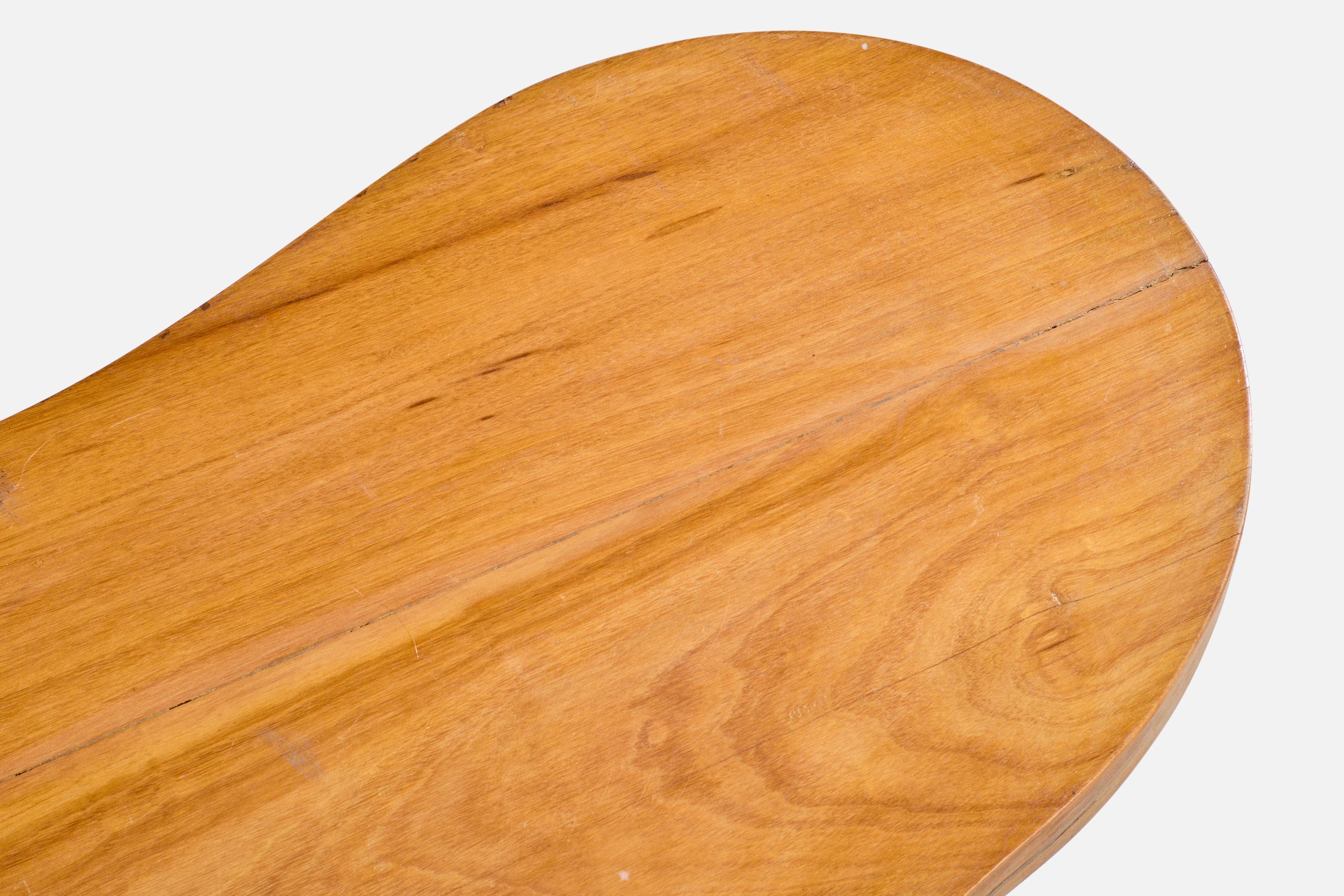 Bois Designer brésilien, table basse, Wood Wood, Brésil, années 1950 en vente