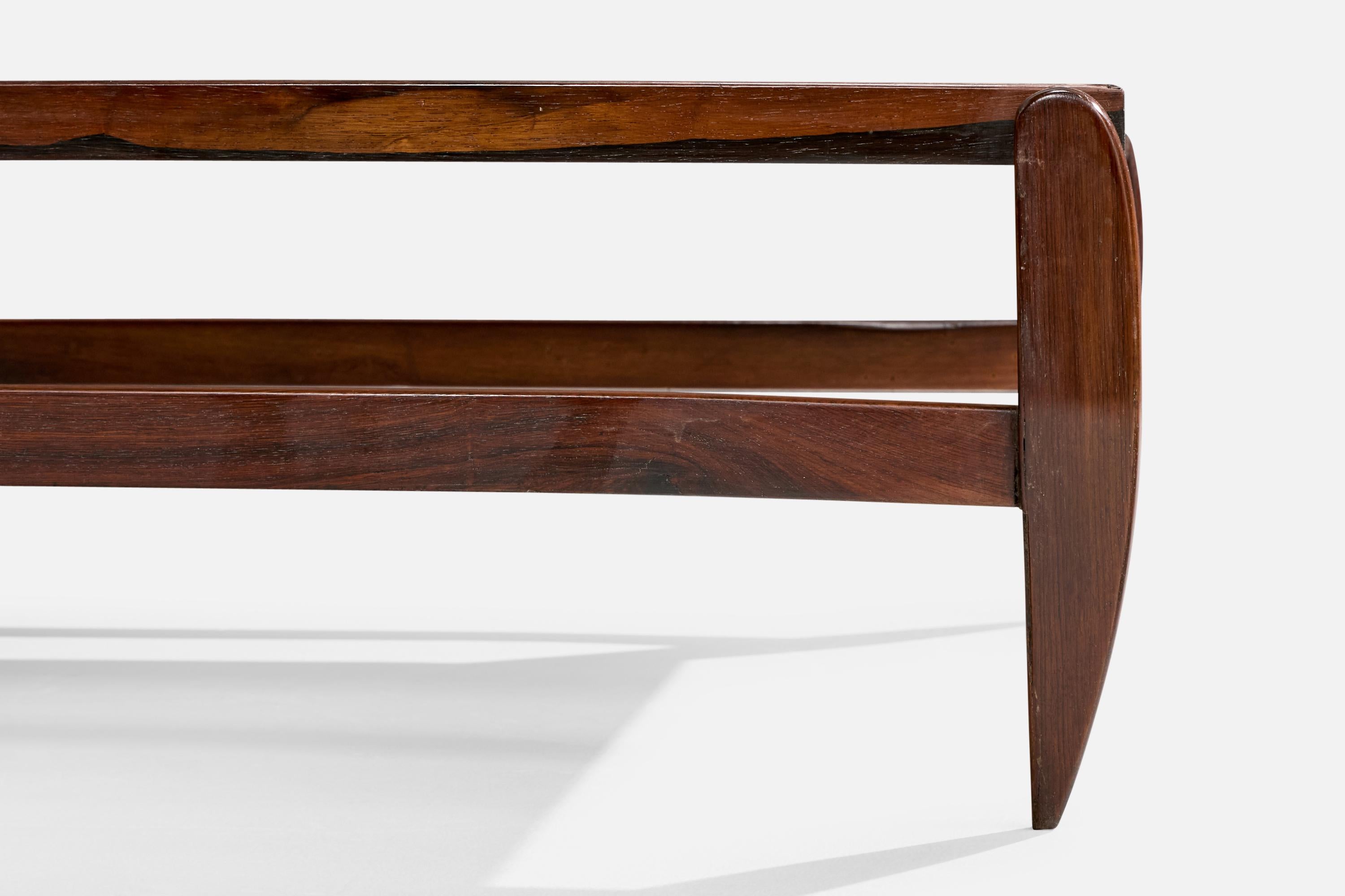 Designer brésilien, table basse, Wood Wood, Brésil, années 1950 en vente 1