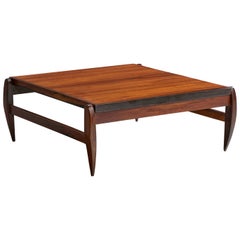 Diseñador brasileño, Mesa de centro, Madera, Brasil, Años 50