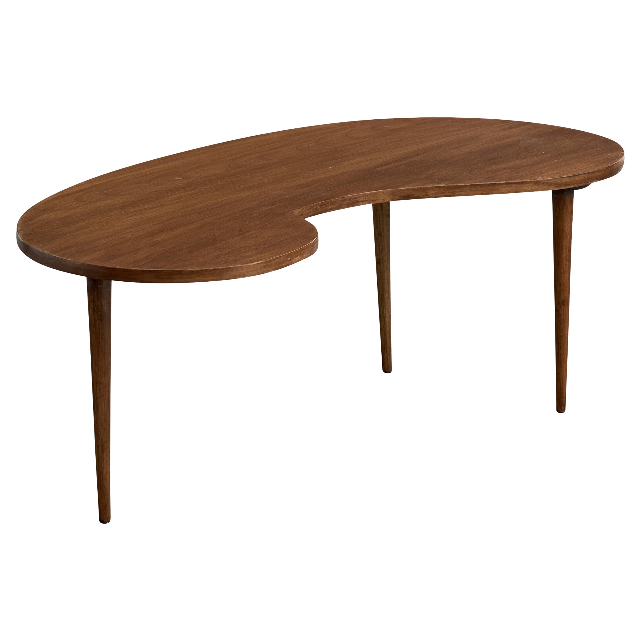 Brazilian Designer, Coffee Table, Wood, Brazil, 1950s