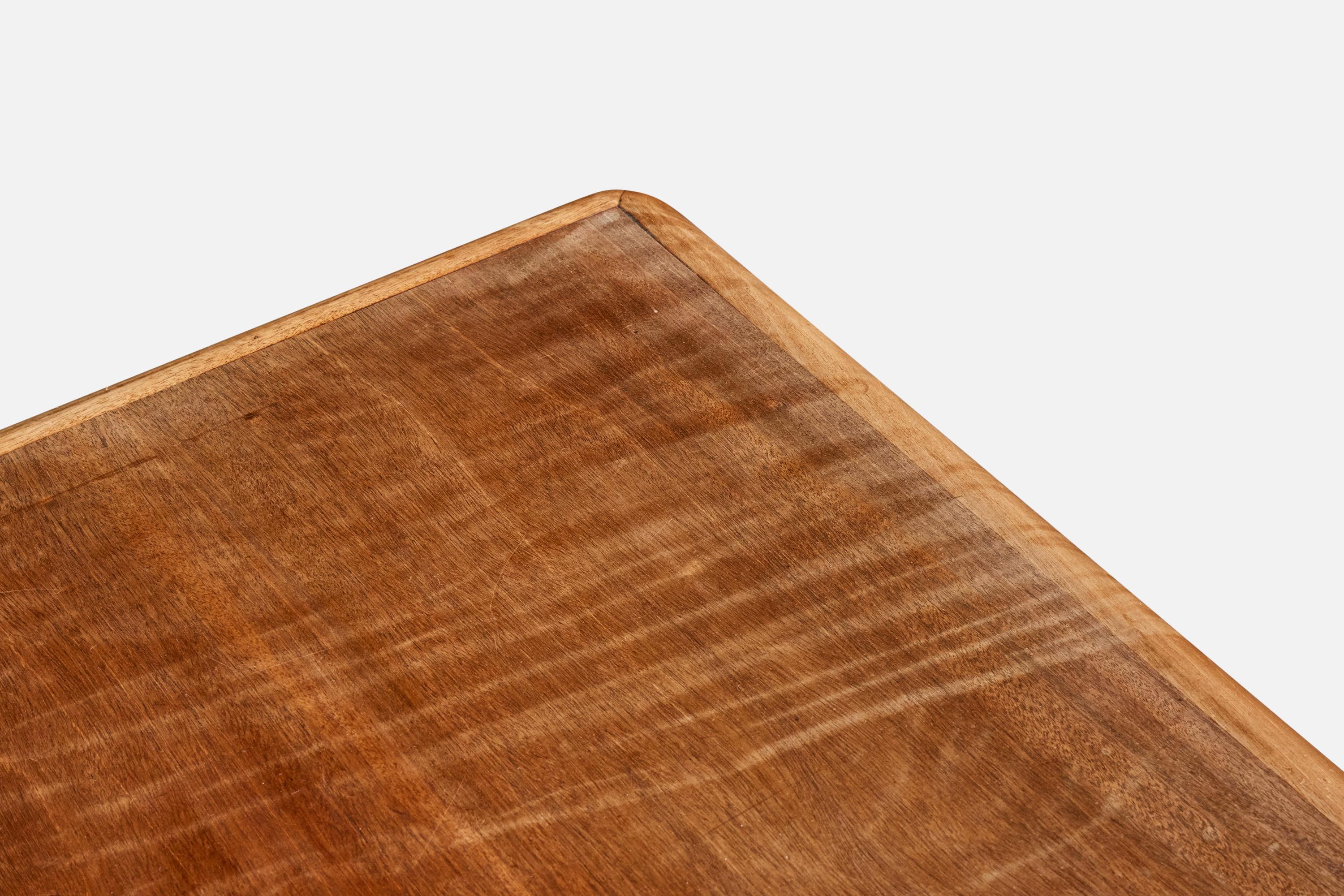 Brazilian Designer, Coffee Table, Wood, Brazil, 1970s For Sale 3