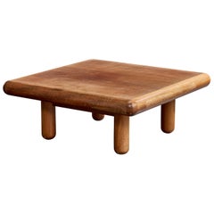 Brazilian Designer, Coffee Table, Wood, Brazil, 1970s