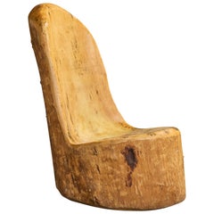 Designer brésilien, chaise longue, Wood Wood, Brésil, années 1970