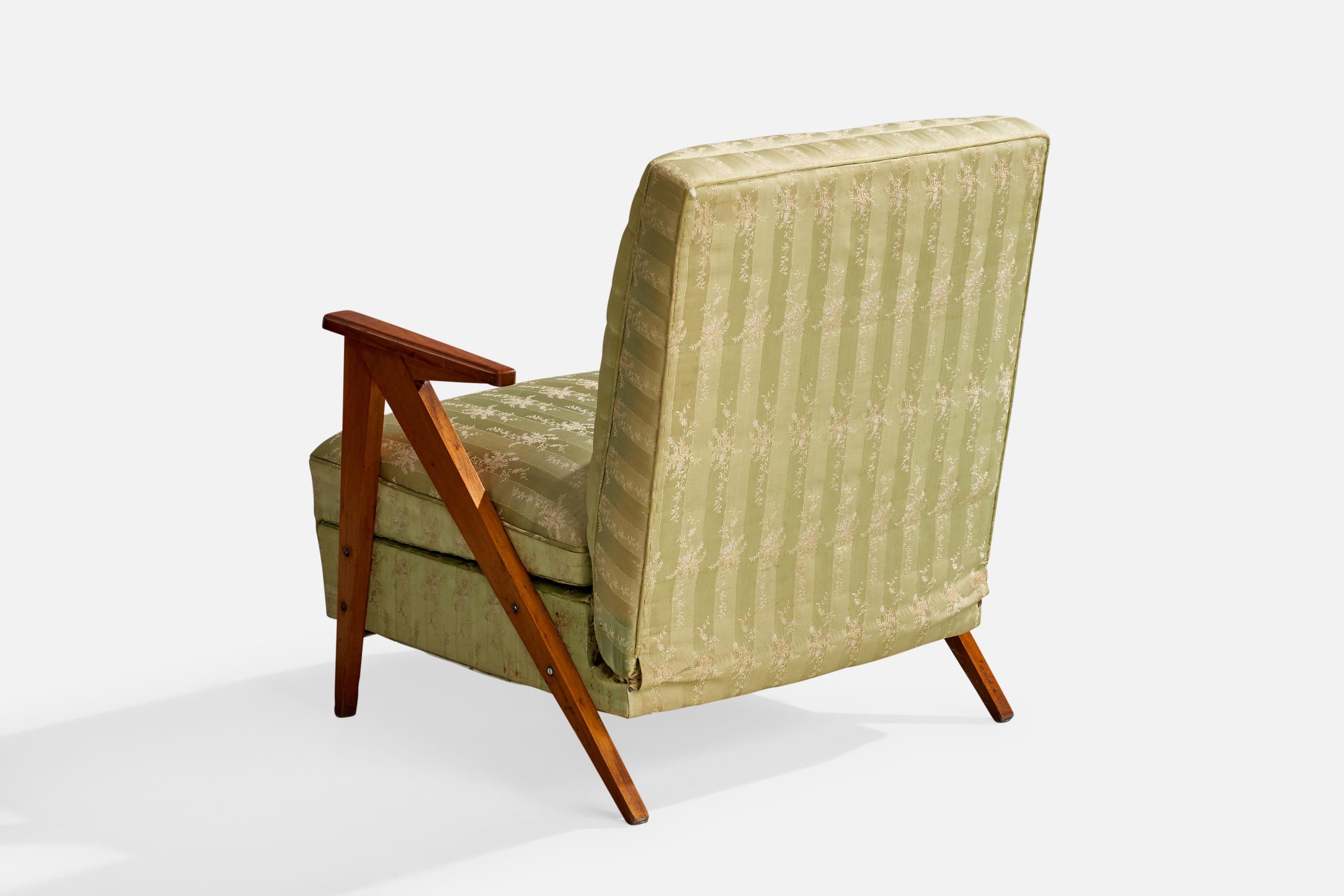 Designer brasiliano, sedia da salotto, Wood, Fabrice, Brasile, anni '1950 In condizioni buone in vendita a High Point, NC