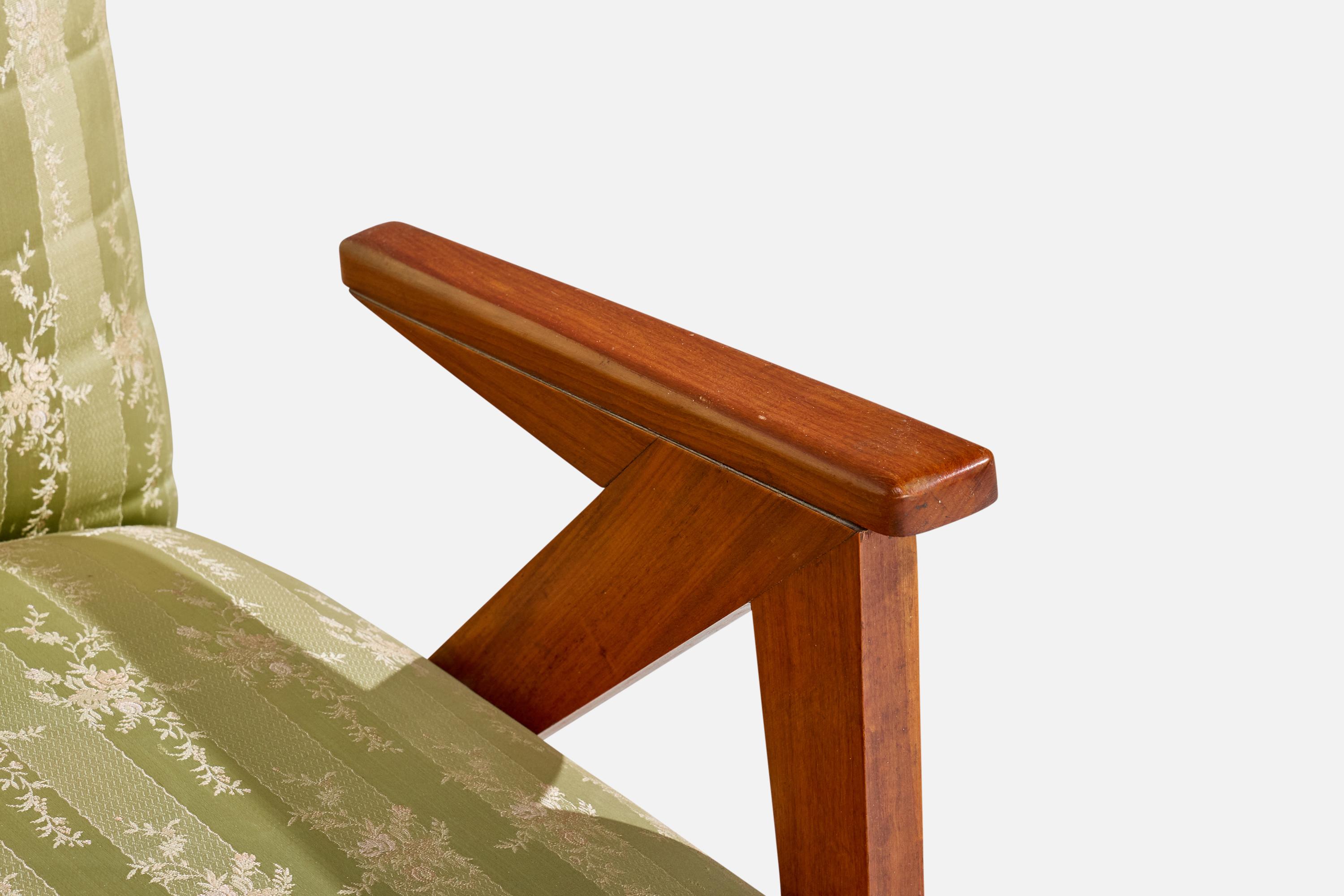 Designer brasiliano, sedia da salotto, Wood, Fabrice, Brasile, anni '1950 in vendita 2