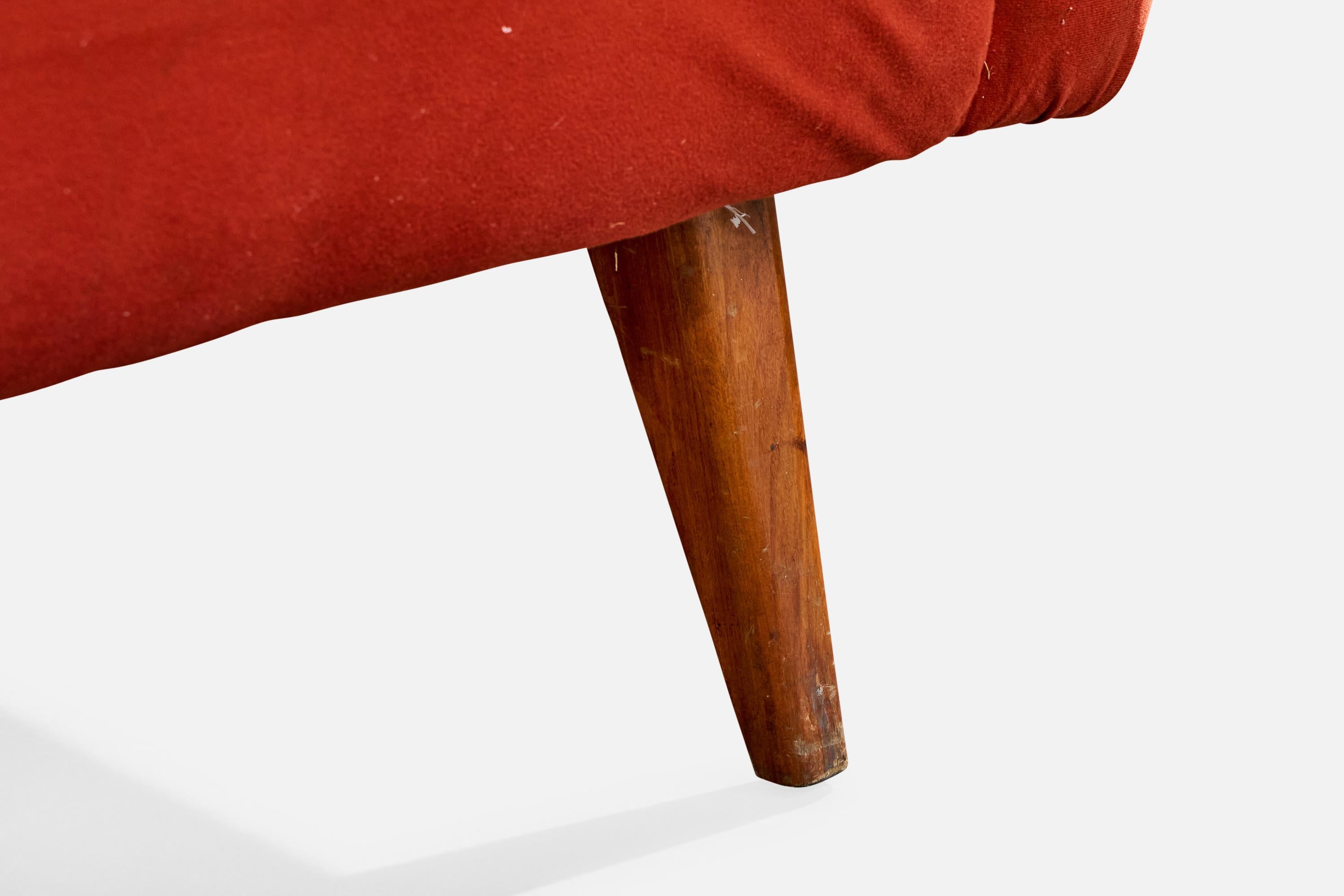 Designer brasiliano, Sedie da salotto, Wood, Fabrice, Brasile, anni '1960 in vendita 7