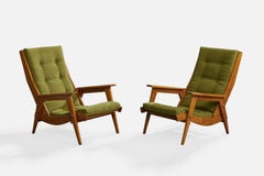 Designer brasiliano, Sedie da salotto, Wood, Fabrice, Brasile, anni '1960