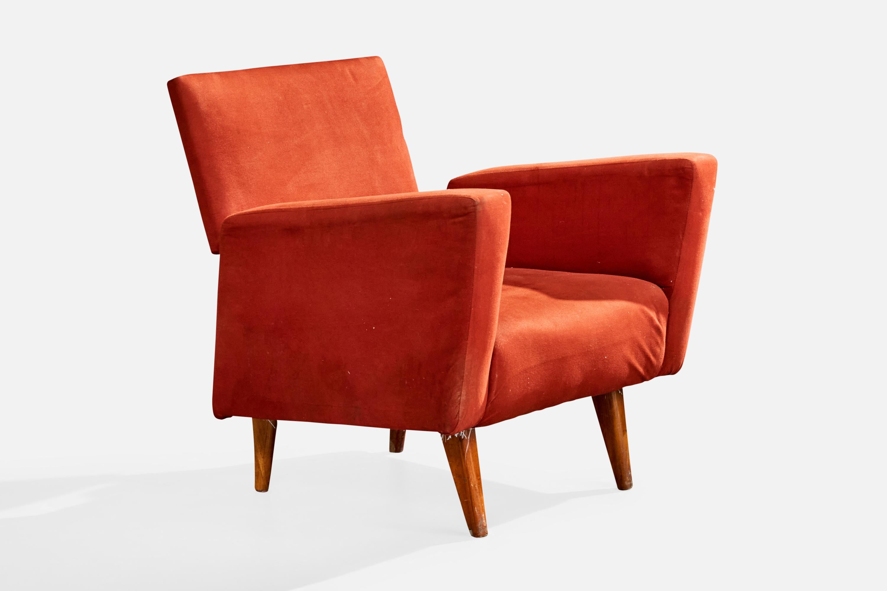 Designer brasiliano, Sedie da salotto, Wood, Fabrice, Brasile, anni '1960 In condizioni buone in vendita a High Point, NC