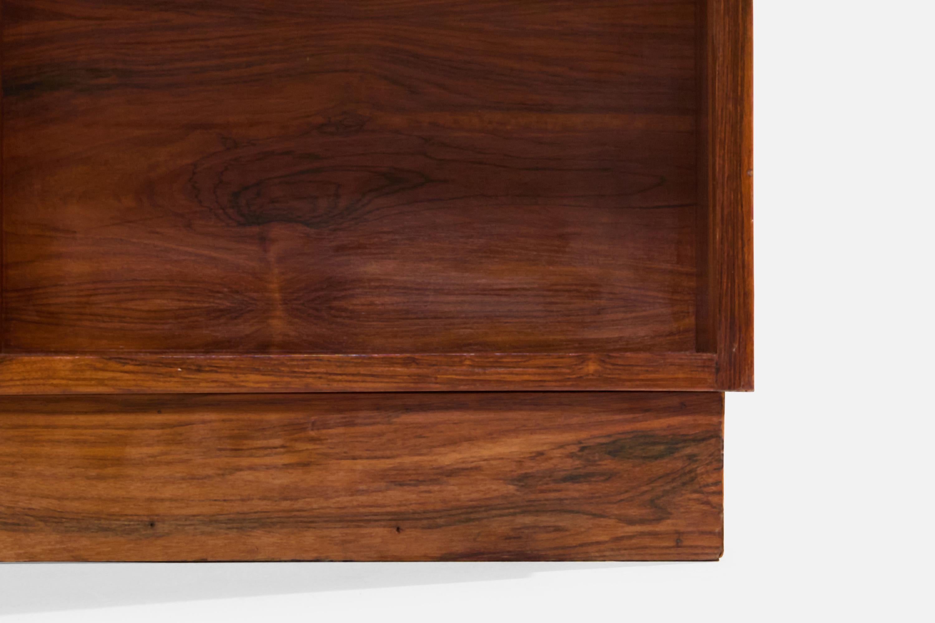 Brazilian Designer, Nightstands, Wood, Metal, Brazil, 1950s For Sale 5