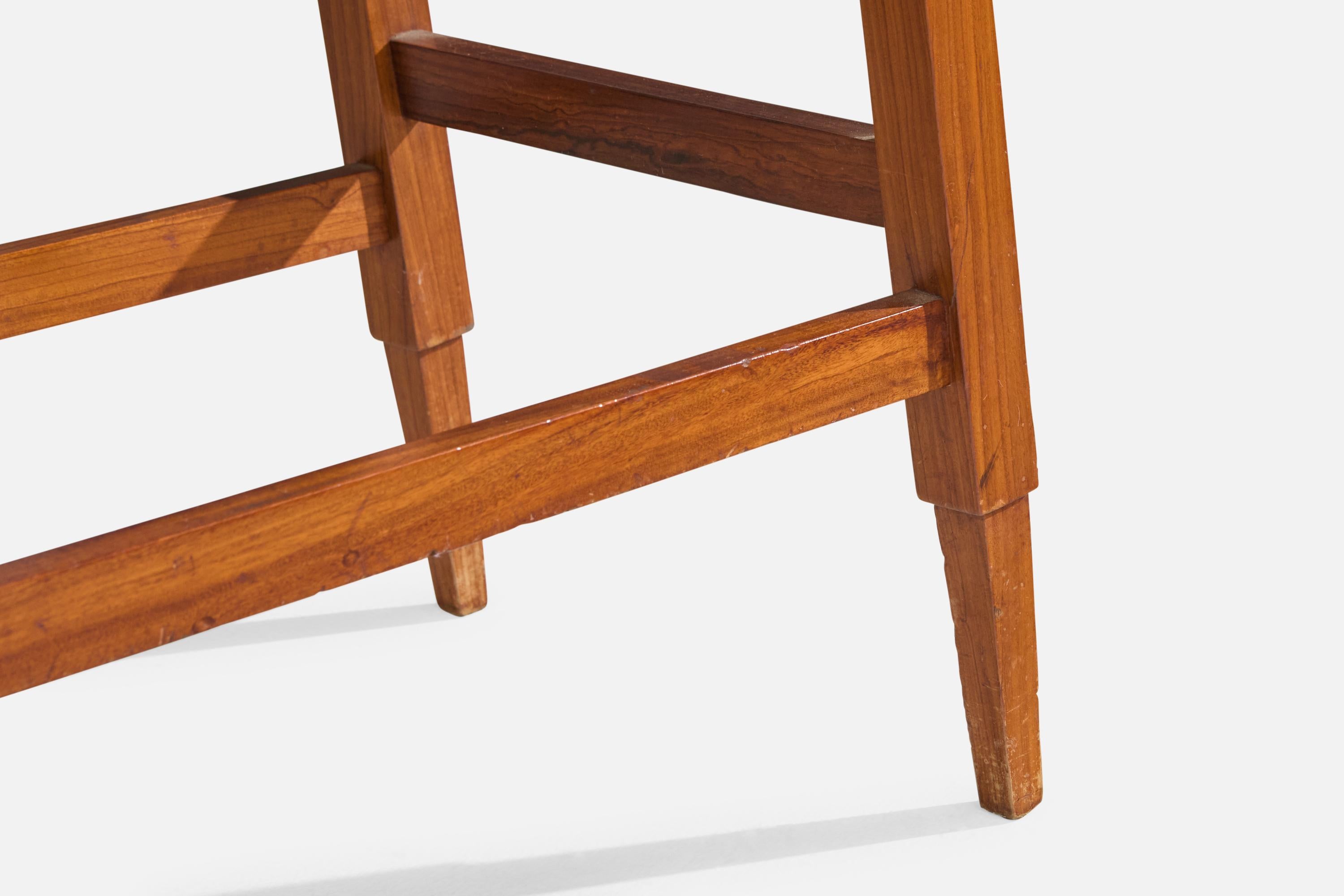 Brazilian Designer, Nightstands, Wood, Metal, Brazil, 1950s For Sale 4