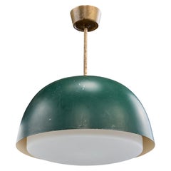 Designer brésilien, Design-Light, laiton, métal, verre, Brésil, années 1950