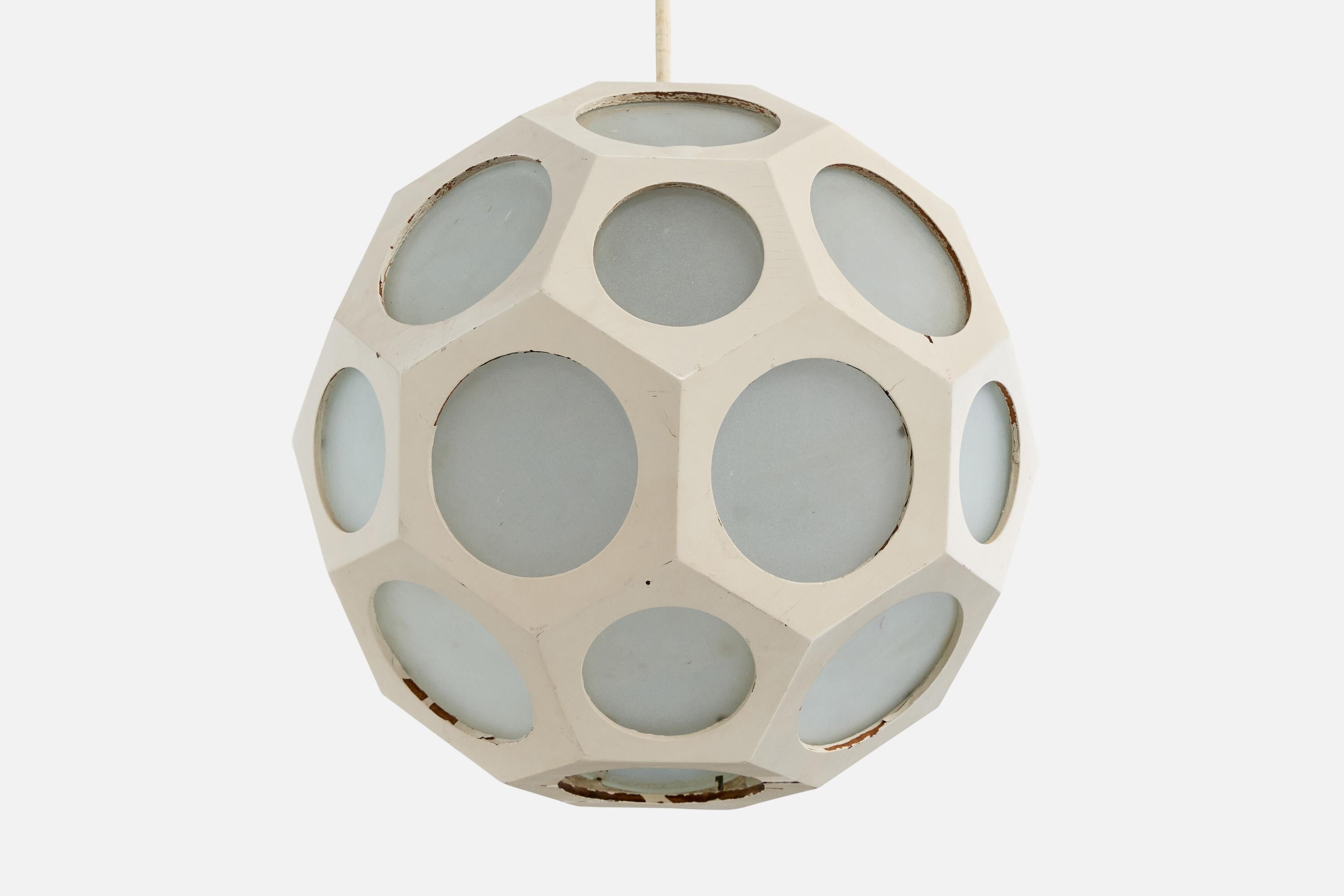 Brésilien Designer brésilien, Design-Light, Wood, Glass, Brésil, années 1950 en vente