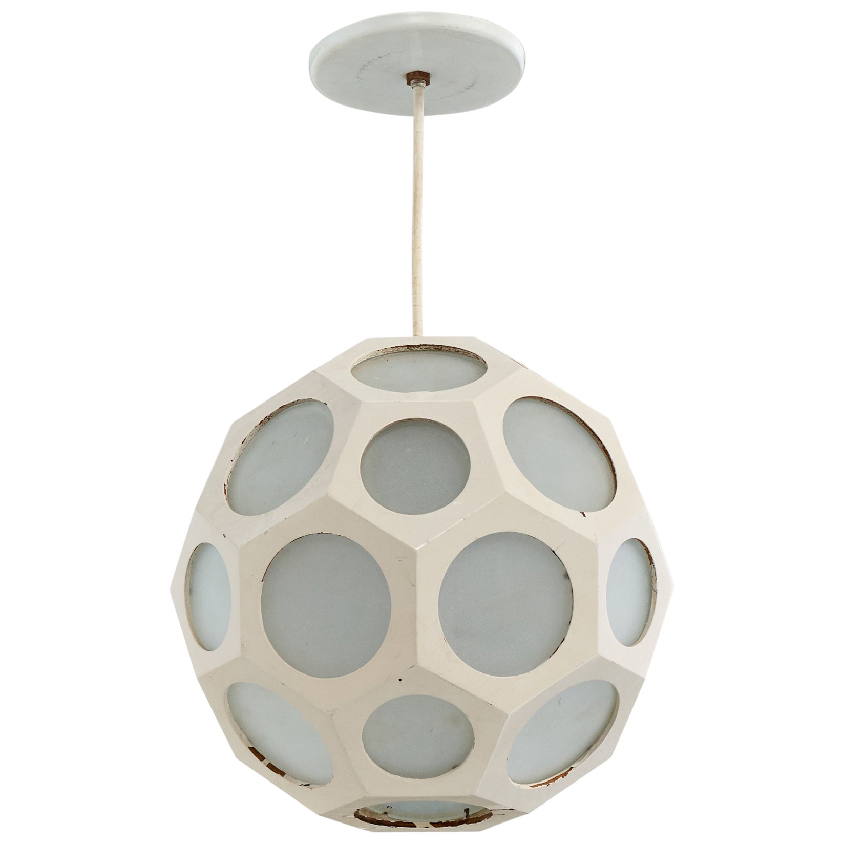 Designer brésilien, Design-Light, Wood, Glass, Brésil, années 1950 en vente