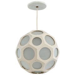 Designer brésilien, Design-Light, Wood, Glass, Brésil, années 1950