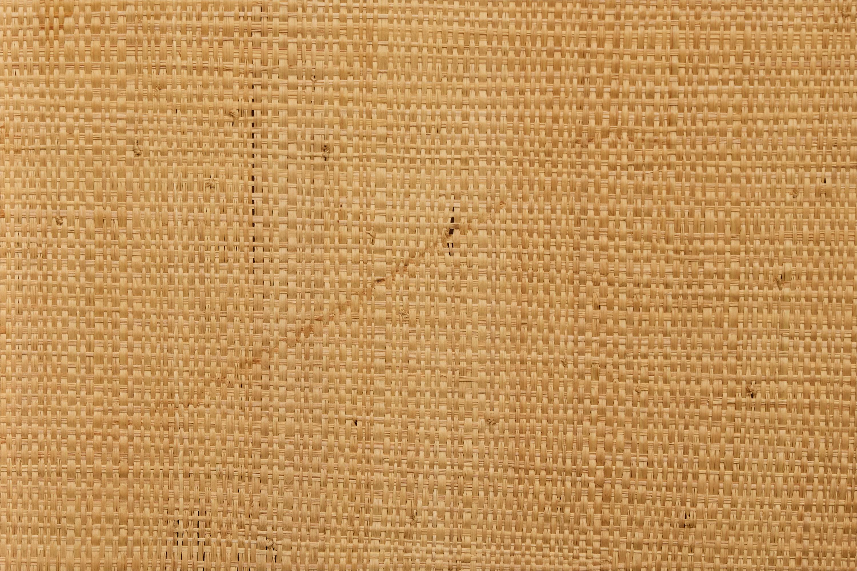 Designer brésilien, séparation de pièce, Wood, canne, laiton, Brésil, années 1960 en vente 4