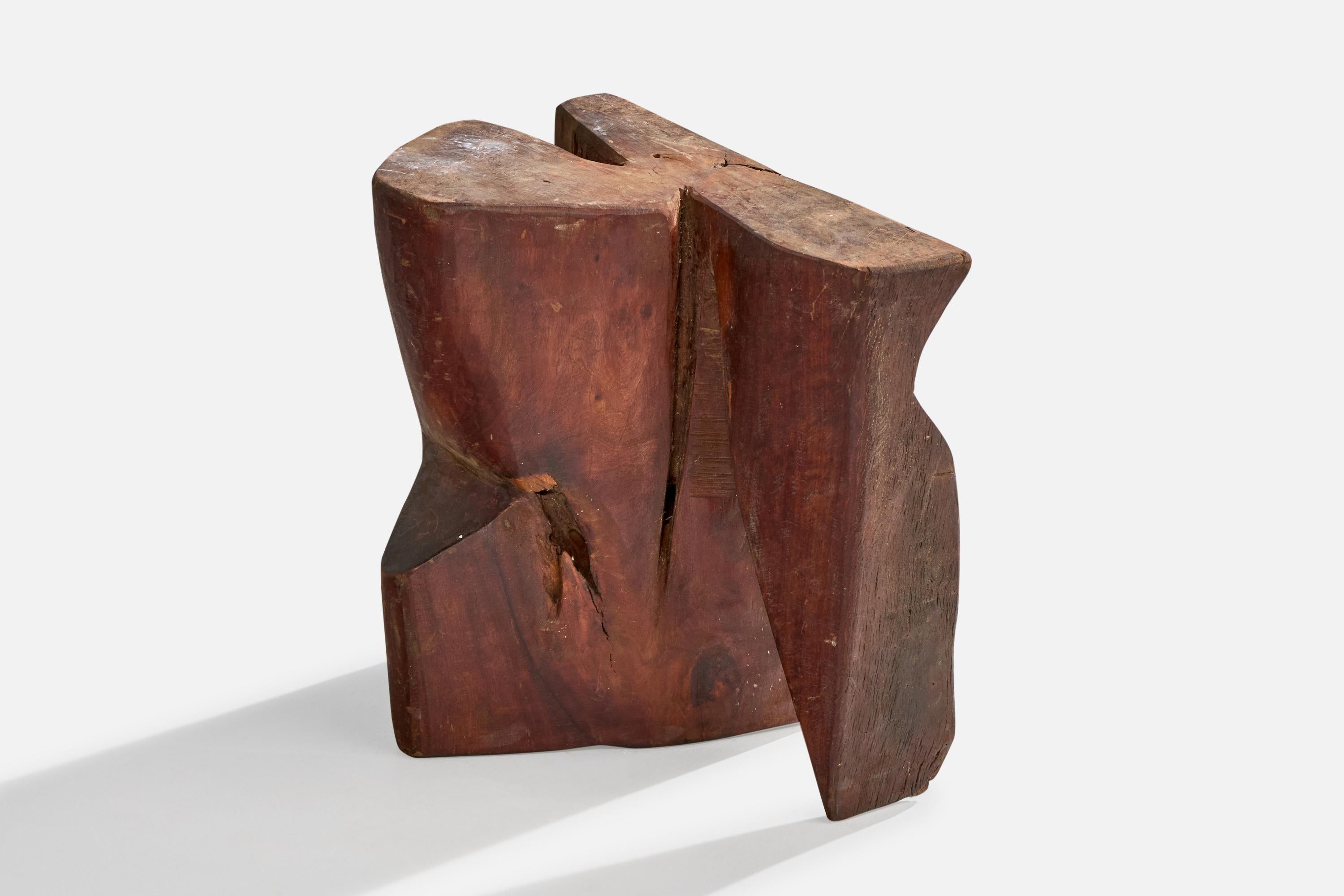 Diseñador brasileño, Mesa auxiliar, Madera, Brasil, Años 50 Brasileño en venta