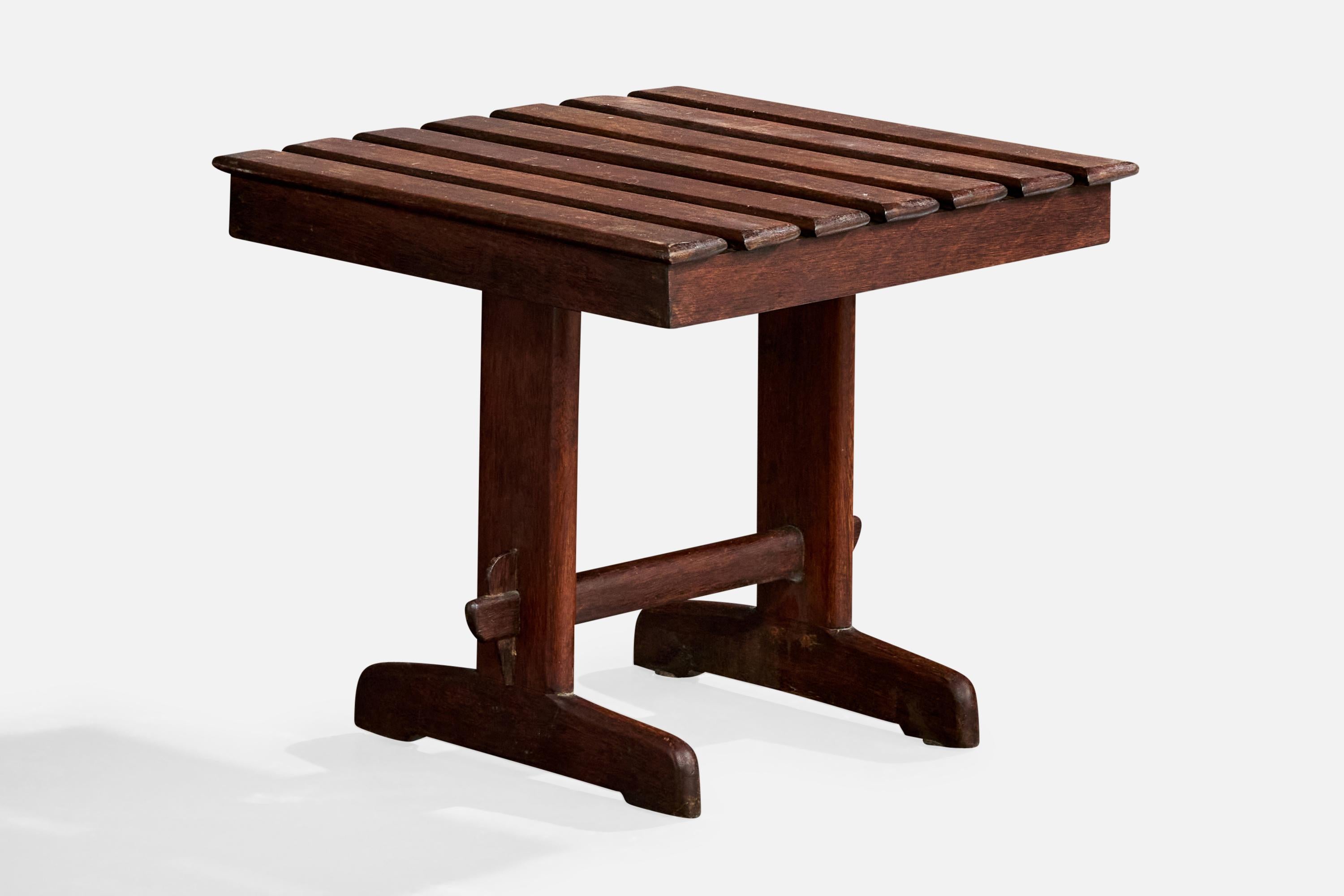 Brésilien Designer brésilien, tables d'appoint, Wood Wood, Brésil, années 1960 en vente