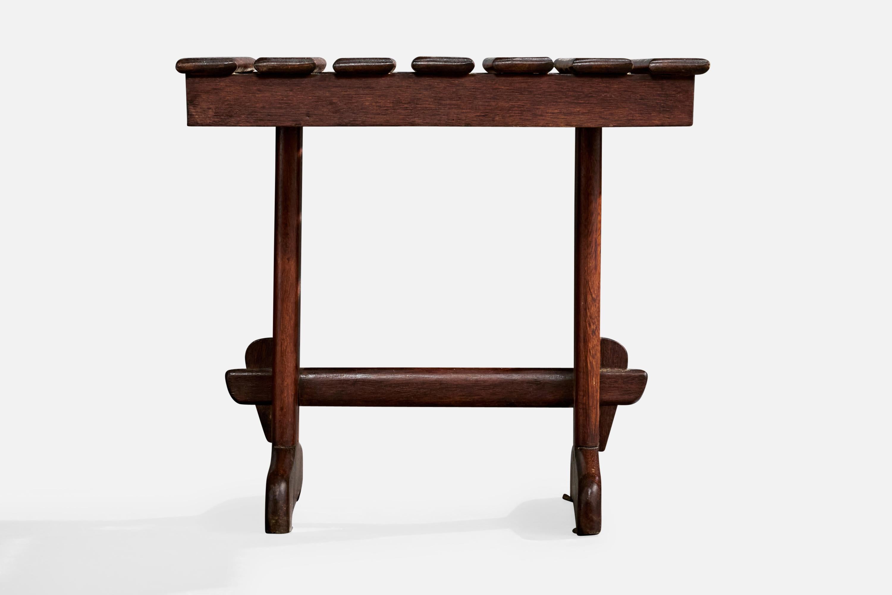 Designer brésilien, tables d'appoint, Wood Wood, Brésil, années 1960 Bon état - En vente à High Point, NC