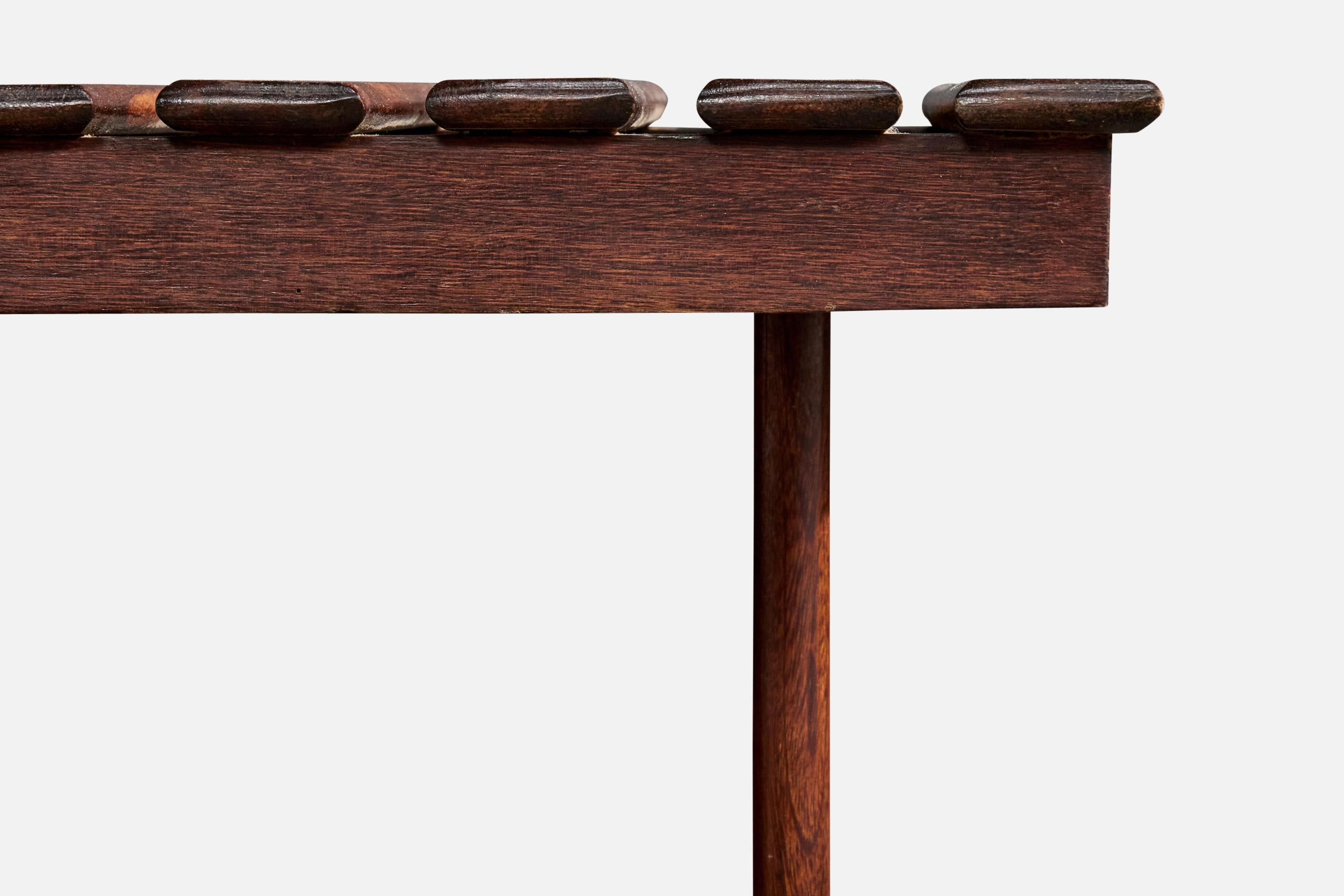 Milieu du XXe siècle Designer brésilien, tables d'appoint, Wood Wood, Brésil, années 1960 en vente