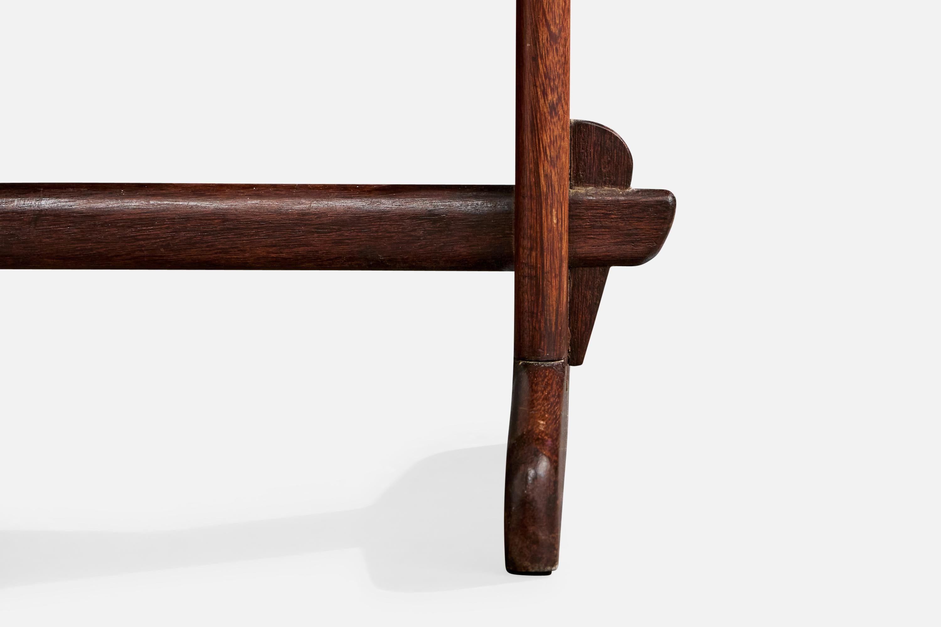 Designer brésilien, tables d'appoint, Wood Wood, Brésil, années 1960 en vente 2