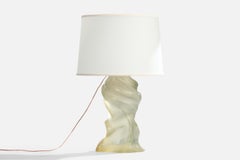 Brazilian Designer, Sizable Table Lamp, Resin, Brazil, 1960s