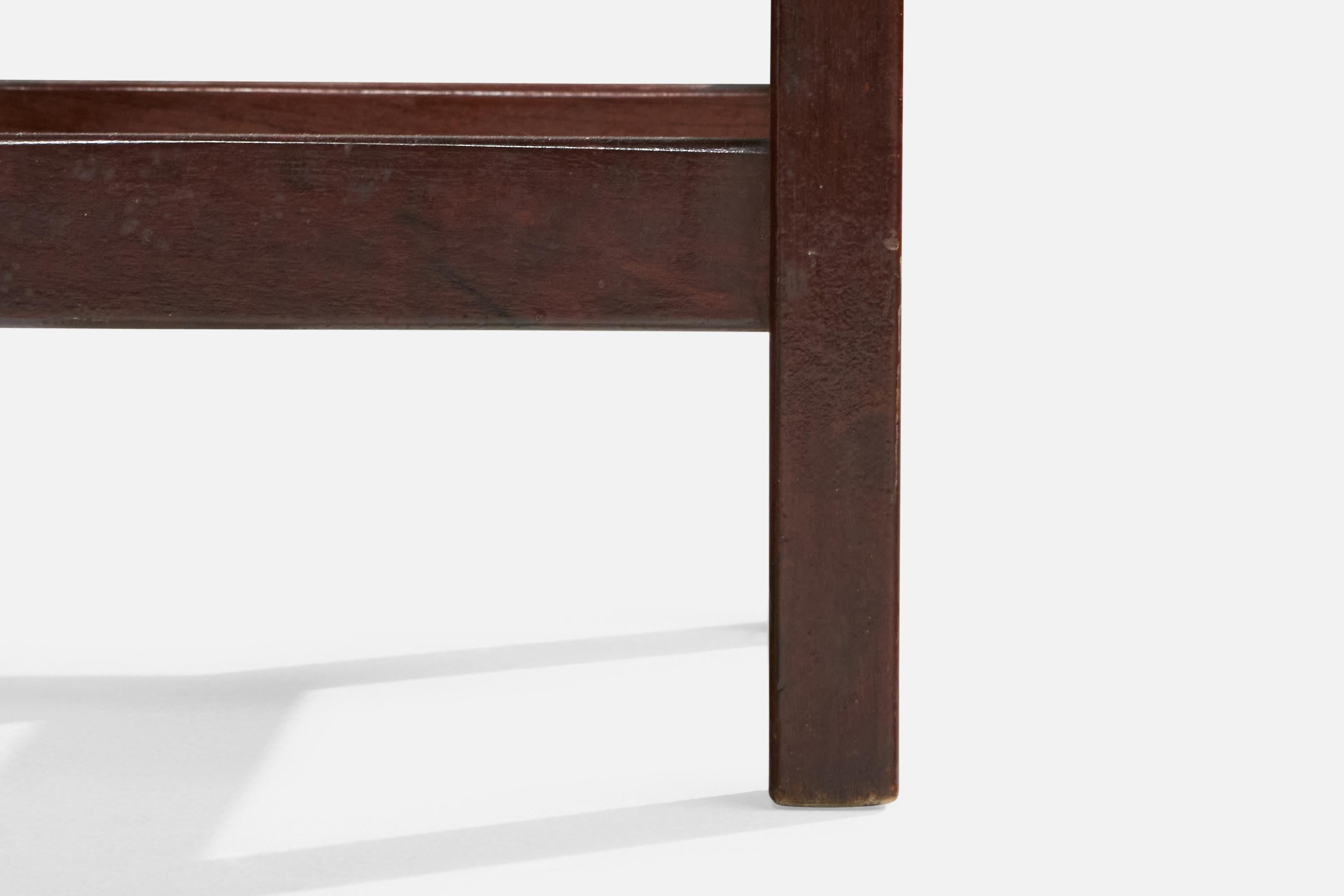 Brasilianischer Designer, Hocker, Holz, Brasilien, 1950er Jahre im Angebot 1