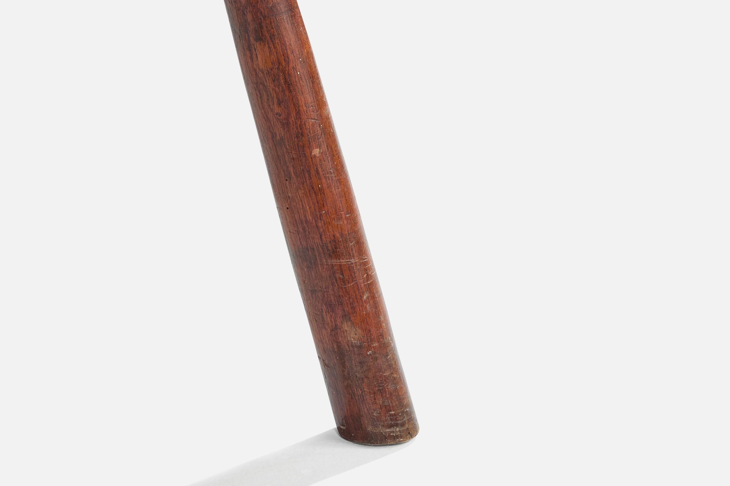 Brazilian Designer, Stool, Wood, Brazil, 1950s For Sale 3