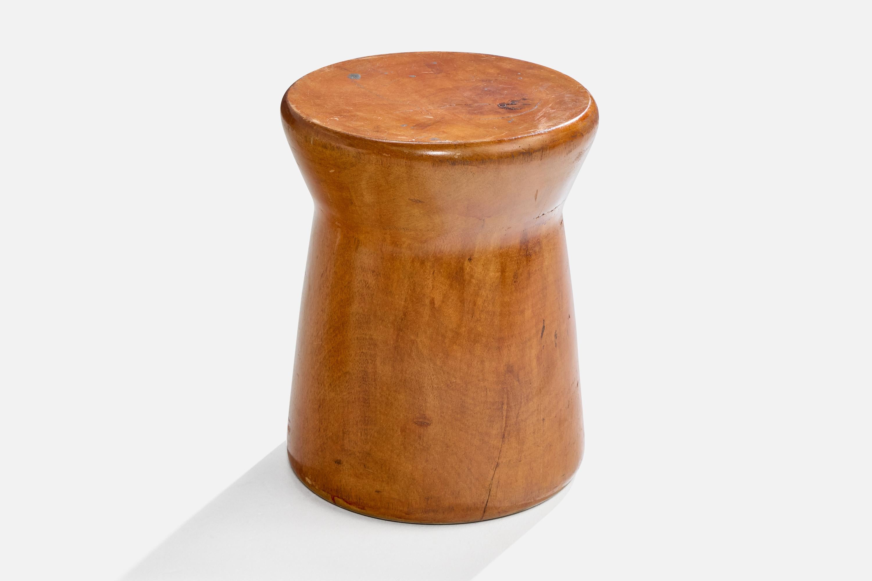 Brazilian Designer, Stools, Wood, Brazil, 1990s For Sale 1