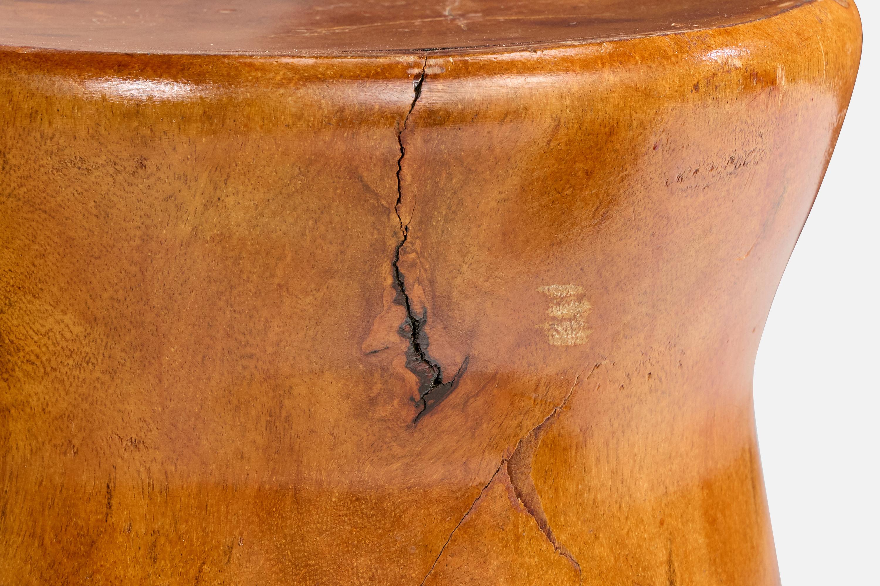 Brazilian Designer, Stools, Wood, Brazil, 1990s For Sale 5