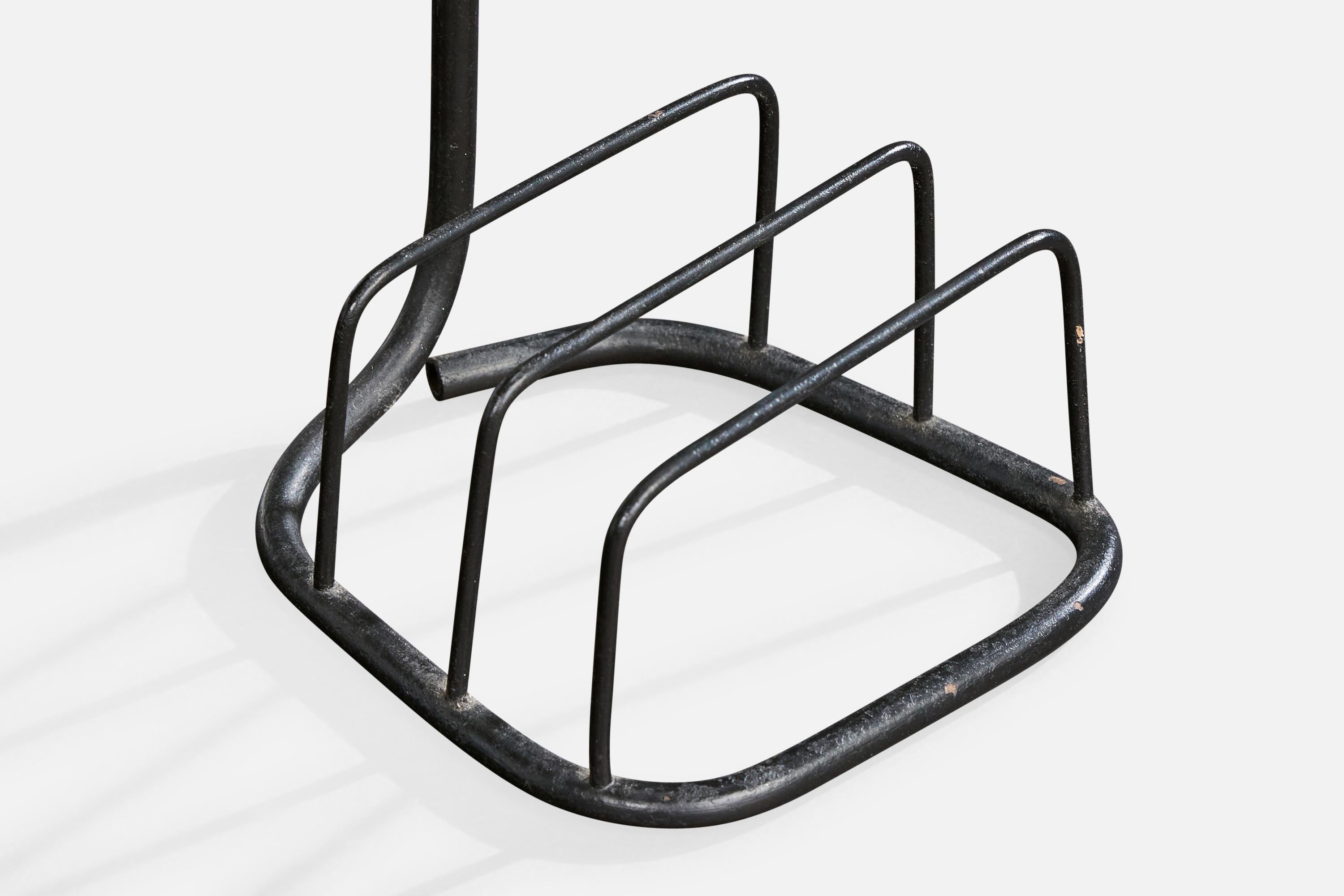 Designer brésilien, lampe de table, métal, laiton, Brésil, années 1950 en vente 1