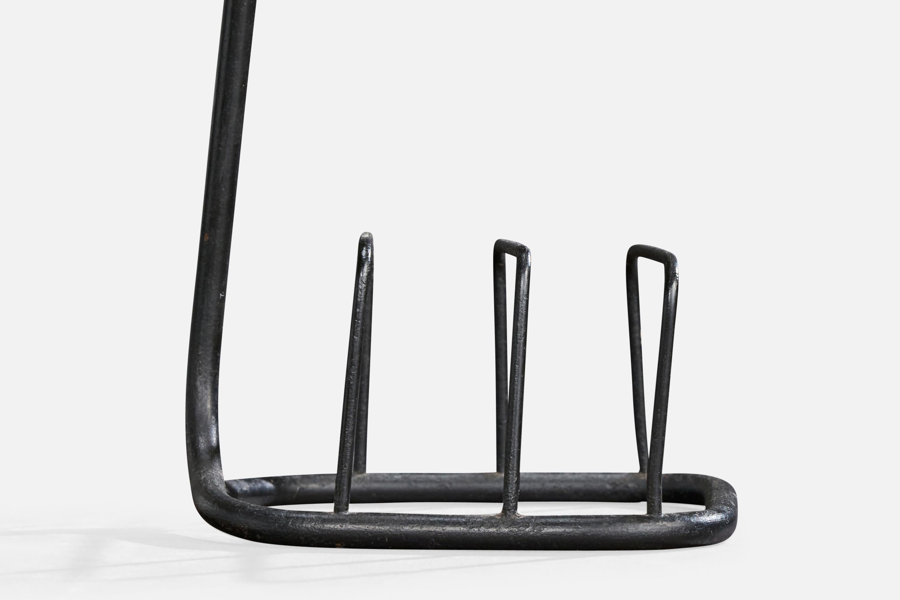 Designer brésilien, lampe de table, métal, laiton, Brésil, années 1950 en vente 2