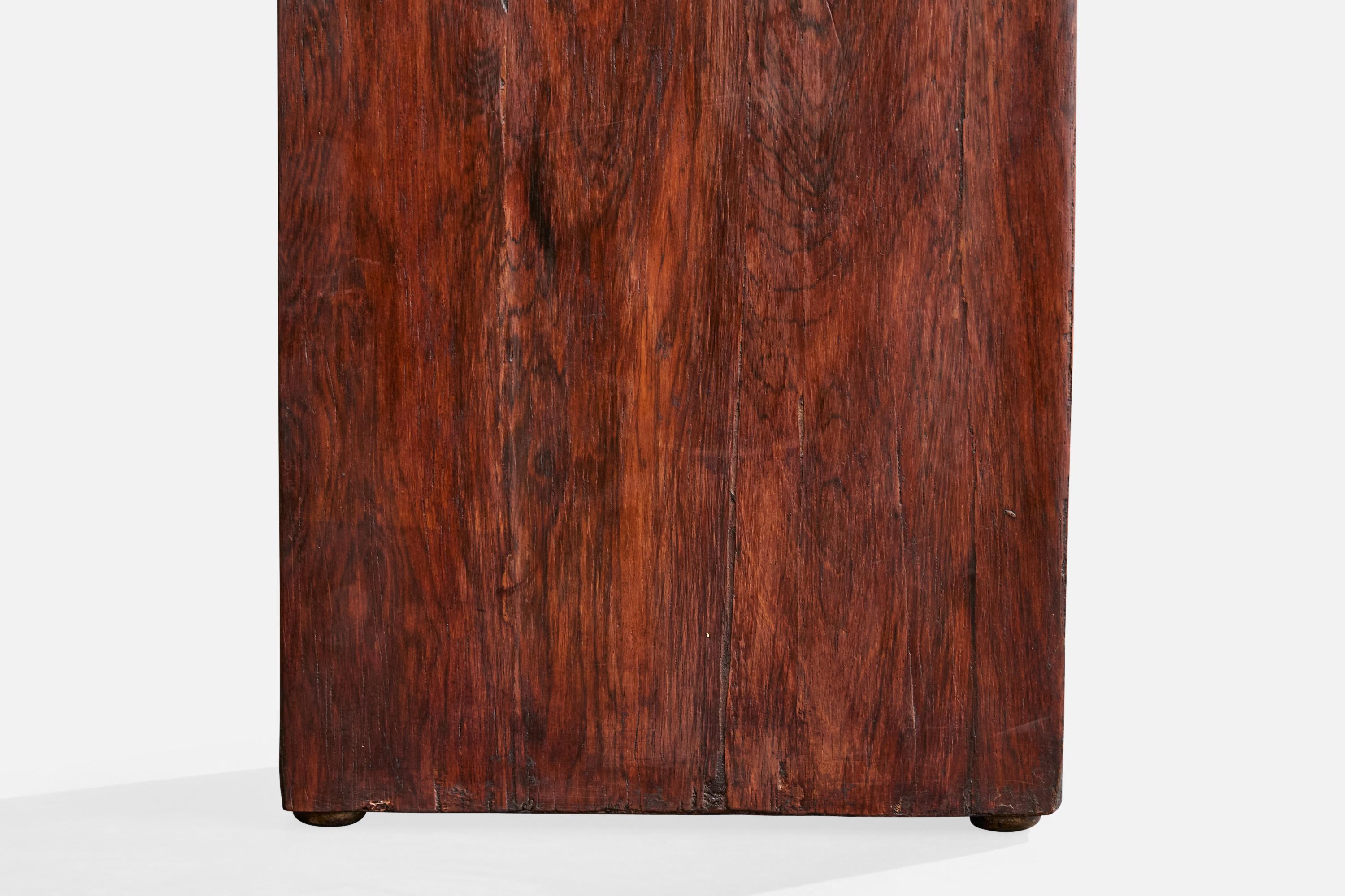 Designer brasiliano, Lampade da tavolo, Wood, ottone, Brasile, anni '50 in vendita 2