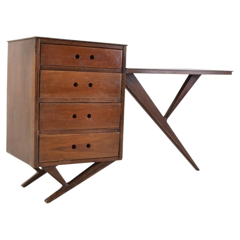 Brazilian Desk 1950ies Pigeon Hole For Sale at 1stDibs