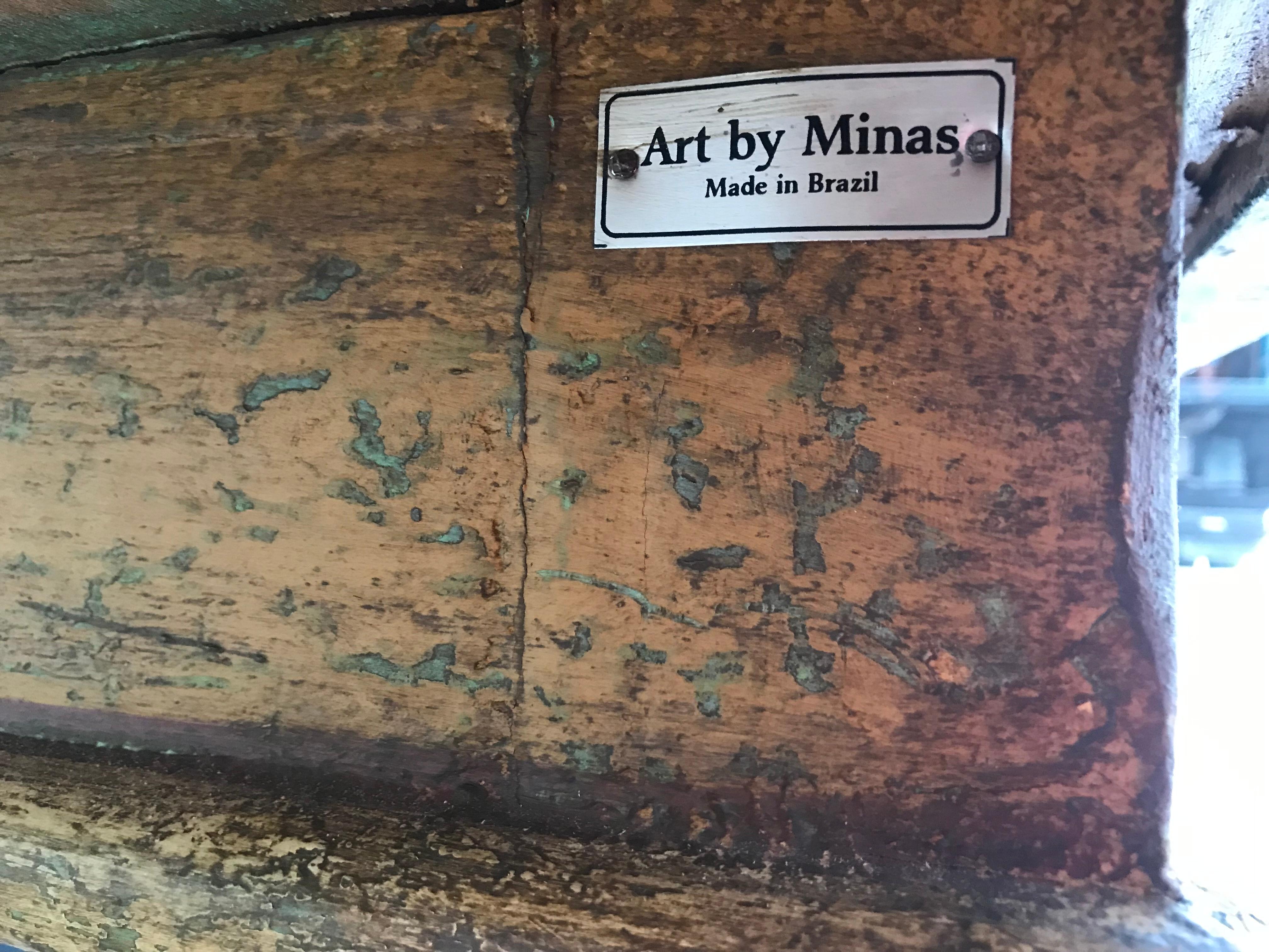 Brazilian Dining Table Art by Minas In Good Condition For Sale In Miami, FL