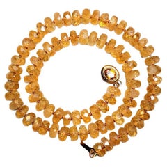 Brazilian Faceted Citrine Necklace