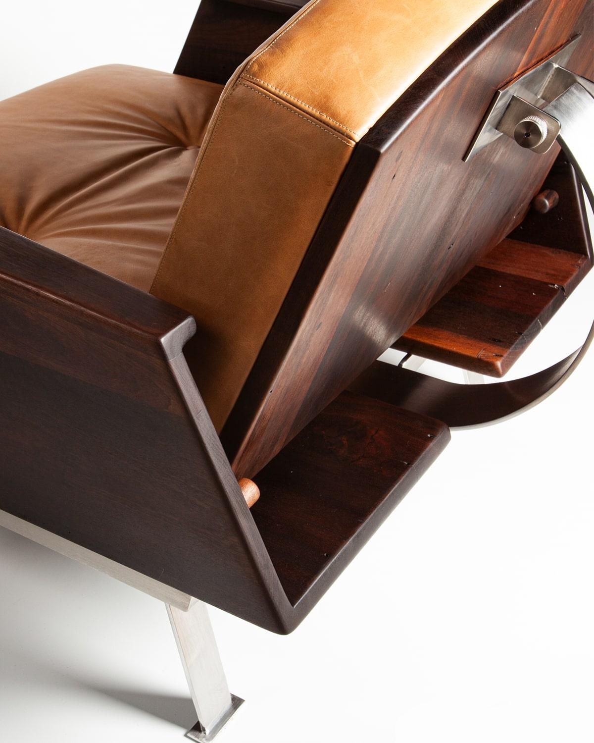 Acier inoxydable Fauteuil brésilien artisanal 